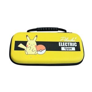 Nintendo Switch Protective‎ Carrying Case Pokemon Pikachu Electric Type Yellow